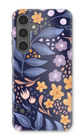 Flowers with blue leaves