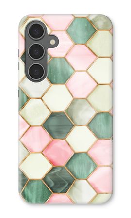 Hexagons in stained glass