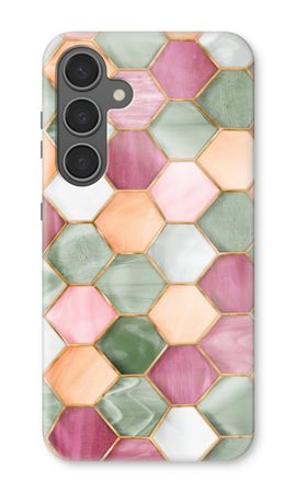 Hexagons in stained glass