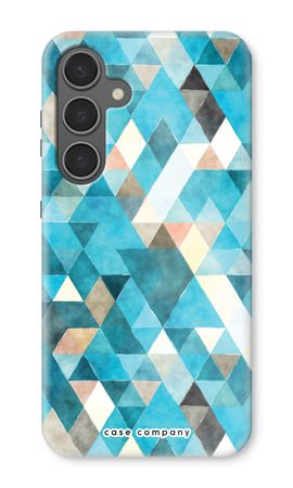 Coloured triangles blue