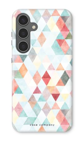 Coloured triangles pastel