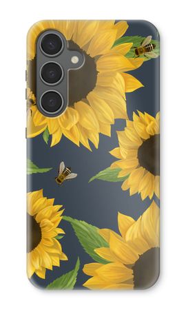 Sunflower and bees