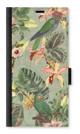 Tropical jungle parrot