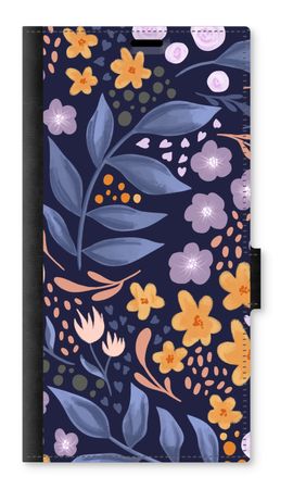 Flowers with blue leaves