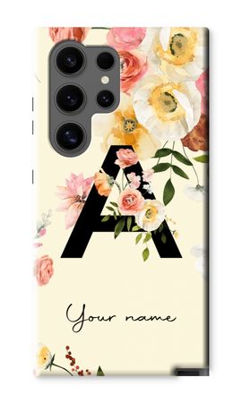 Flirty Flowers Monogram