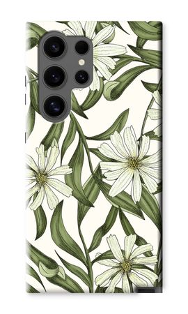 White flower pattern