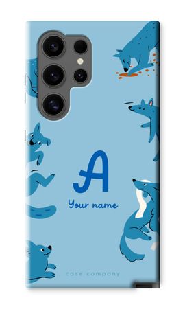 Playful Dogs Monogram