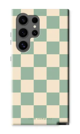 Checkered Mint, Samsung Galaxy S24 Ultra robuste Hülle