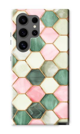 Hexagons in stained glass