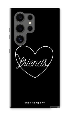 Friends heart black