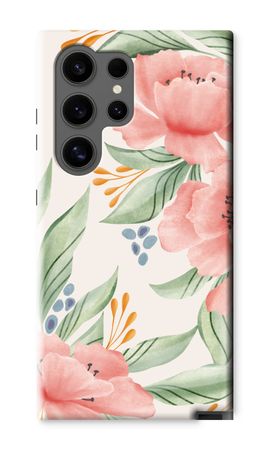 Mjuka rosa blommor