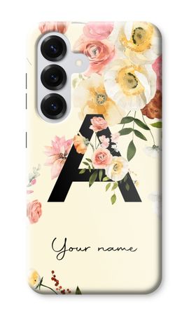 Flirty Flowers Monogram