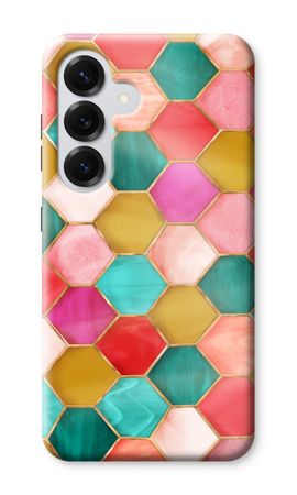 Hexagons in stained glass