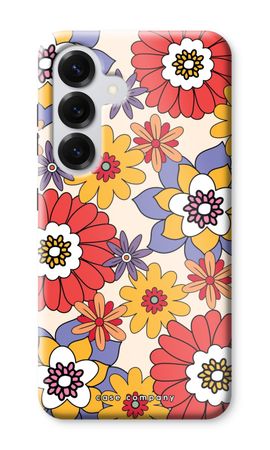 Retro Flowers - Yellow