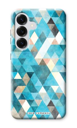 Coloured triangles blue