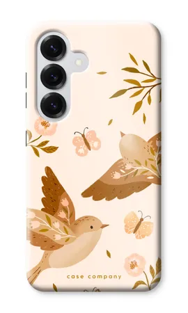 Fluttering Pair, Coque renforcée Samsung Galaxy S25