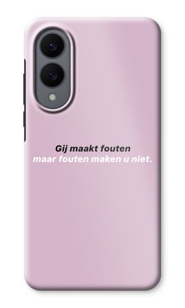 Fouten maken u niet