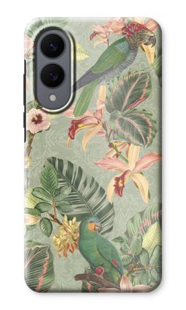 Tropical jungle parrot