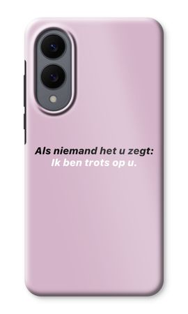 Ik ben trots op u