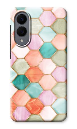 Hexagons in stained glass