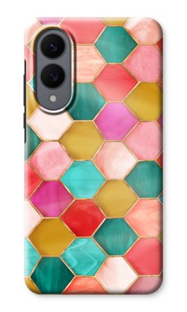 Hexagons in stained glass