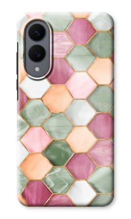 Hexagons in stained glass