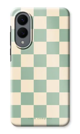 Checkered Mint, Samsung Galaxy S25 Edge robuste Hülle