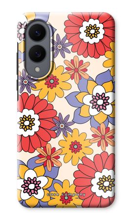 Retro Flowers - Yellow