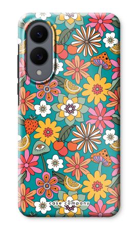 Retro Flowers N°2 - Blue