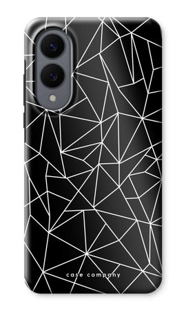 Geometric lines white