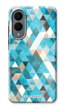 Coloured triangles blue