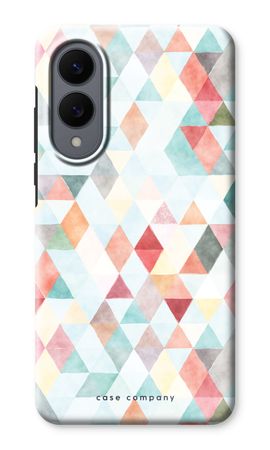 Coloured triangles pastel