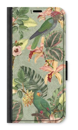 Tropical jungle parrot