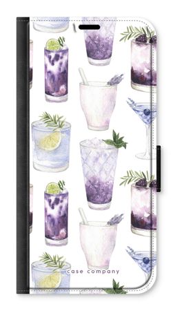 Violet cocktails