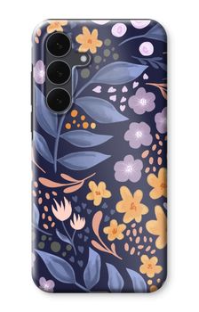 Flowers with blue leaves