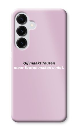 Fouten maken u niet