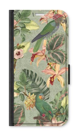 Tropical jungle parrot