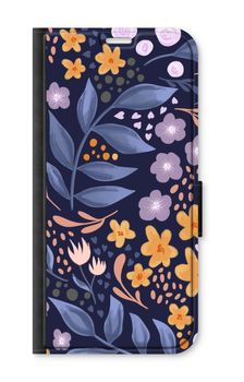 Flowers with blue leaves