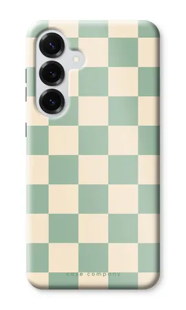 Checkered Mint, Samsung Galaxy S25 Plus robuste Hülle