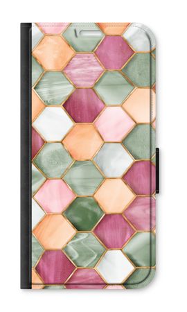 Hexagons in stained glass