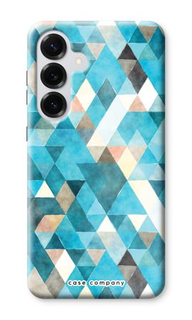 Coloured triangles blue