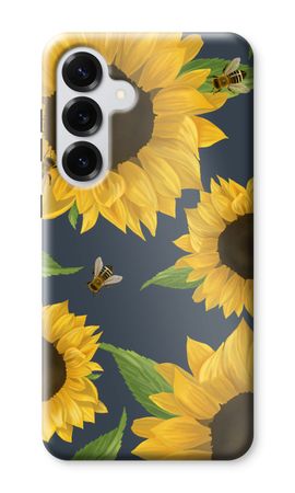 Sunflower and bees