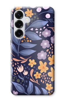 Flowers with blue leaves