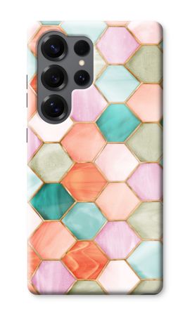 Hexagons in stained glass