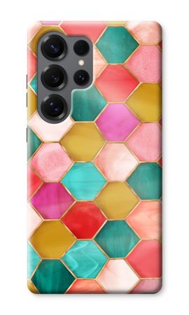 Hexagons in stained glass