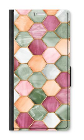 Hexagons in stained glass