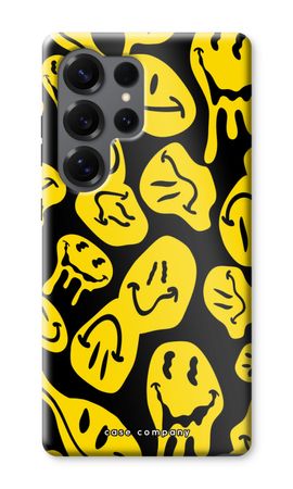 Melting smiley - Yellow