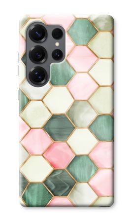 Hexagons in stained glass