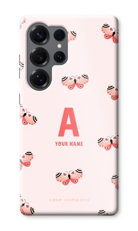 Rosy Butterflies Monogram