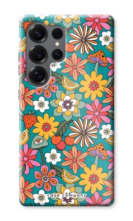 Retro Flowers N°2 - Blue